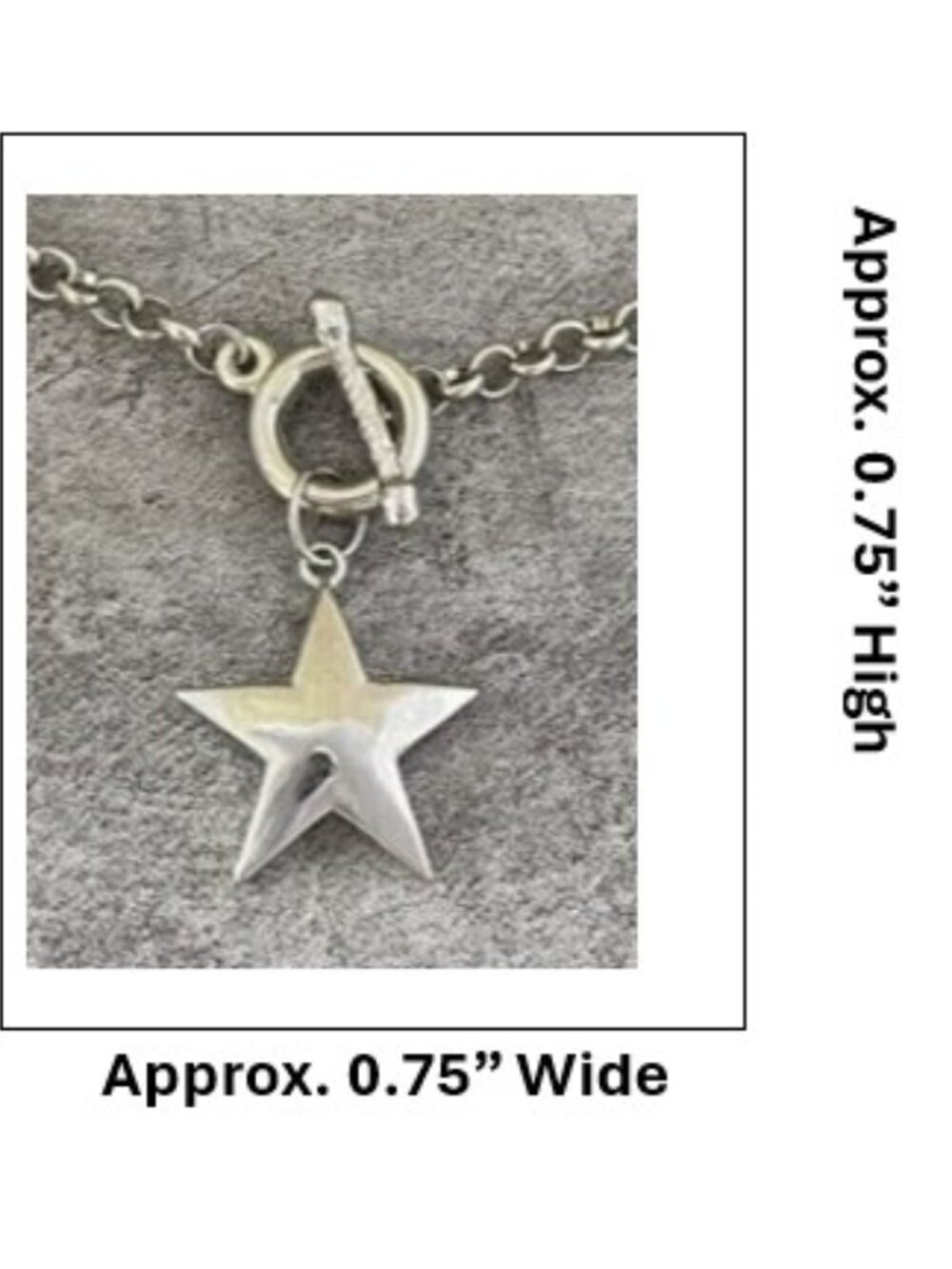 Silver Star Toggle Necklace (NEW & SO CUTE!) - Picture 4 of 5